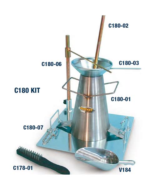 slump test materials